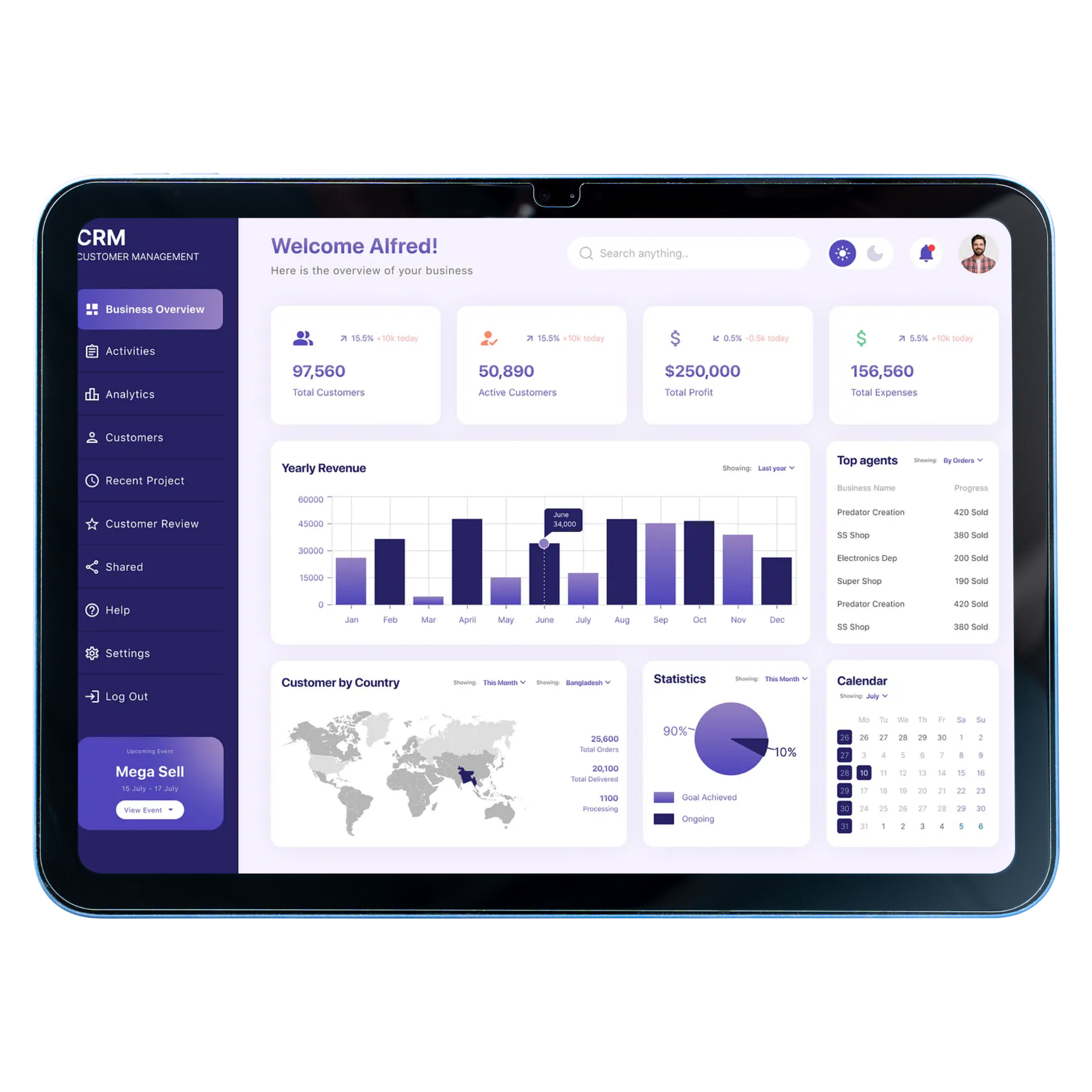 Professional CRM software solution with sales pipelines, lead tracking, customer activity timelines, and reporting dashboards